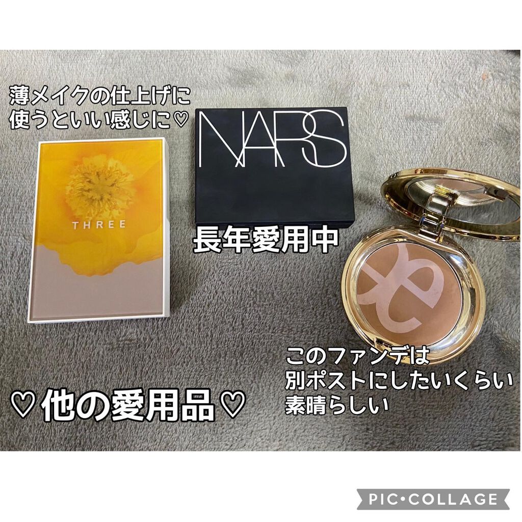 アドバンスドエシリアルスムースオペレーター ルースパウダー/THREE/ルースパウダーを使ったクチコミ(4枚目)