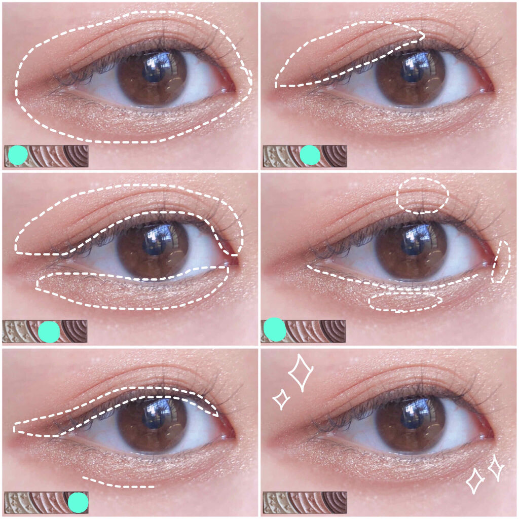 トーンアップアイシャドウ/CEZANNE/アイシャドウパレットを使ったクチコミ（2枚目）