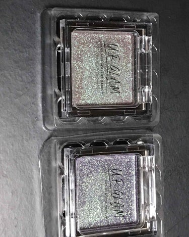 UR GLAM　POWDER EYESHADOW オーロラパープル/U R GLAM/シングルアイシャドウを使ったクチコミ（2枚目）