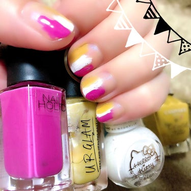 UR GLAM　COLOR NAIL SELECTION YL2＜オーロラカラー＞/U R GLAM/マニキュアを使ったクチコミ（1枚目）