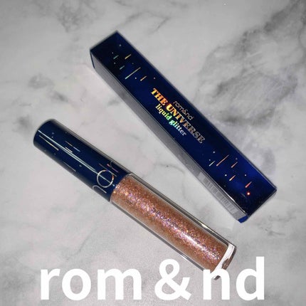 リキッド グリッター シャドウ/rom&nd/グリッターを使ったクチコミ(1枚目)