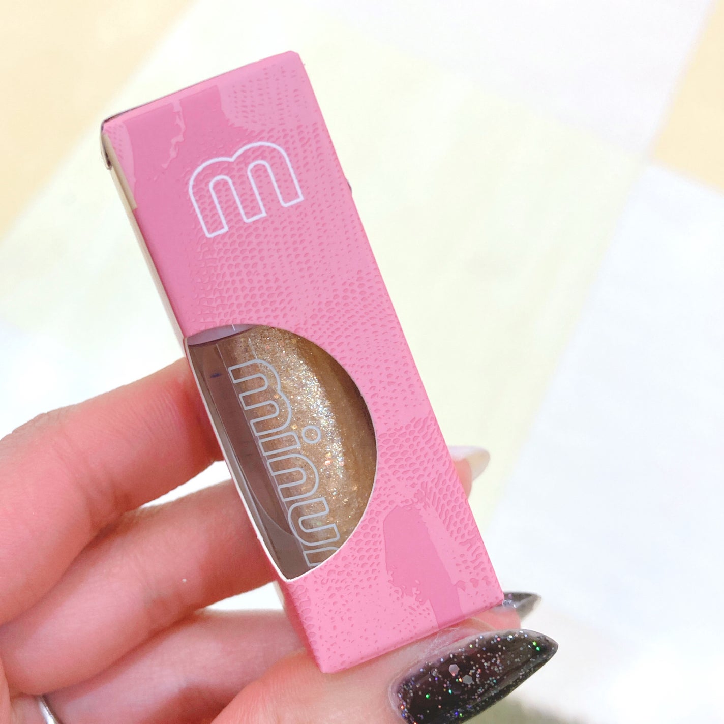 ミニュム バブグリッター/minum/グリッターを使ったクチコミ(3枚目)