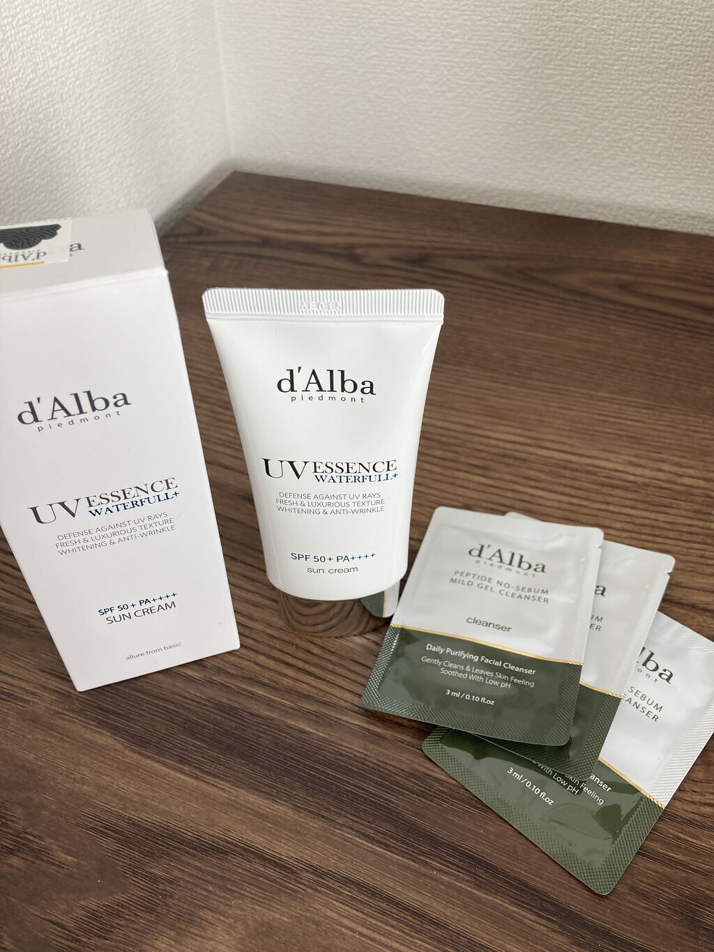 ダルバ ウォータフル エッセンス サンクリーム/ダルバ/日焼け止めクリームを使ったクチコミ（1枚目）