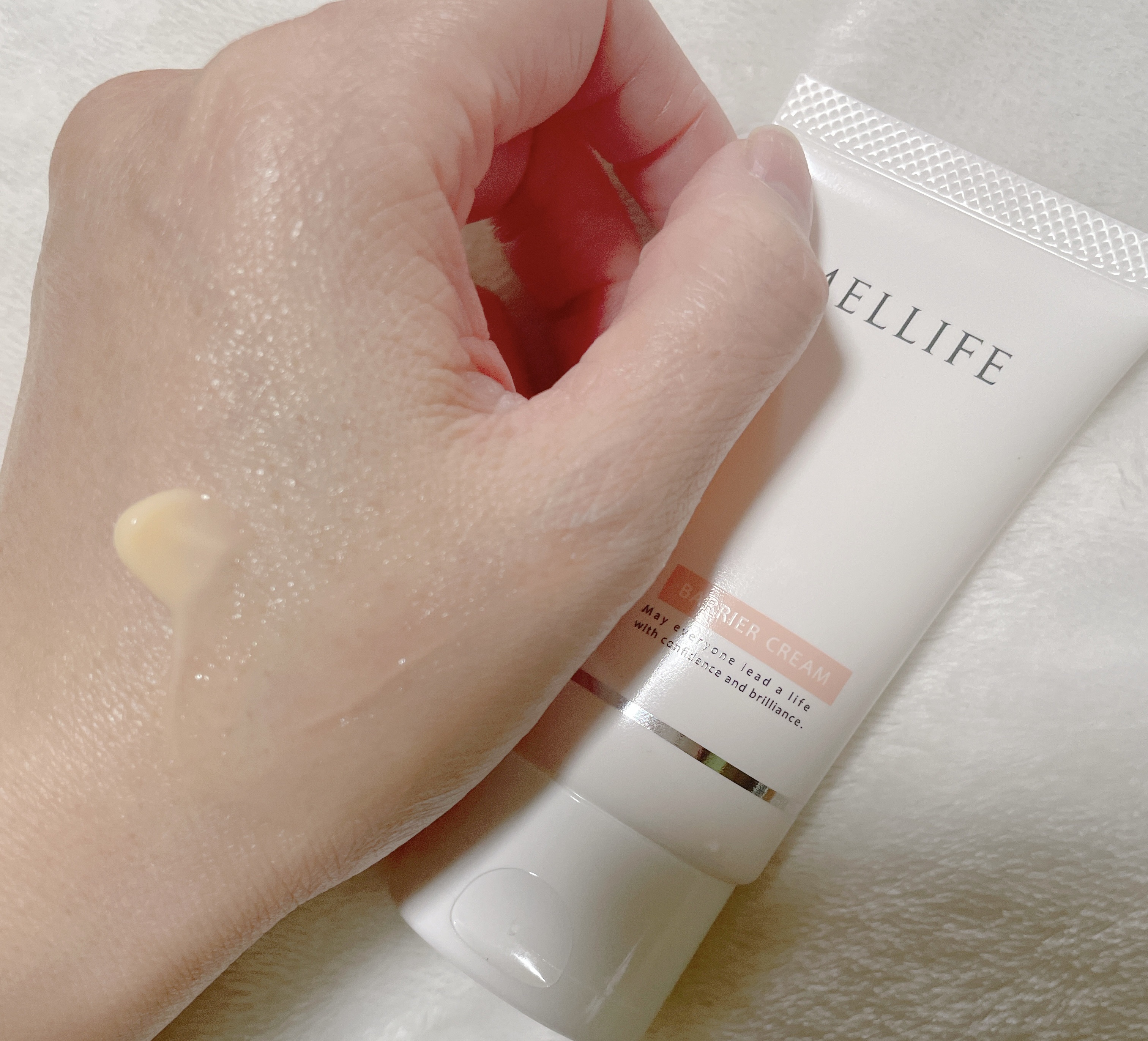 バリアクリーム/MELLIFE/フェイスクリームを使ったクチコミ（3枚目）