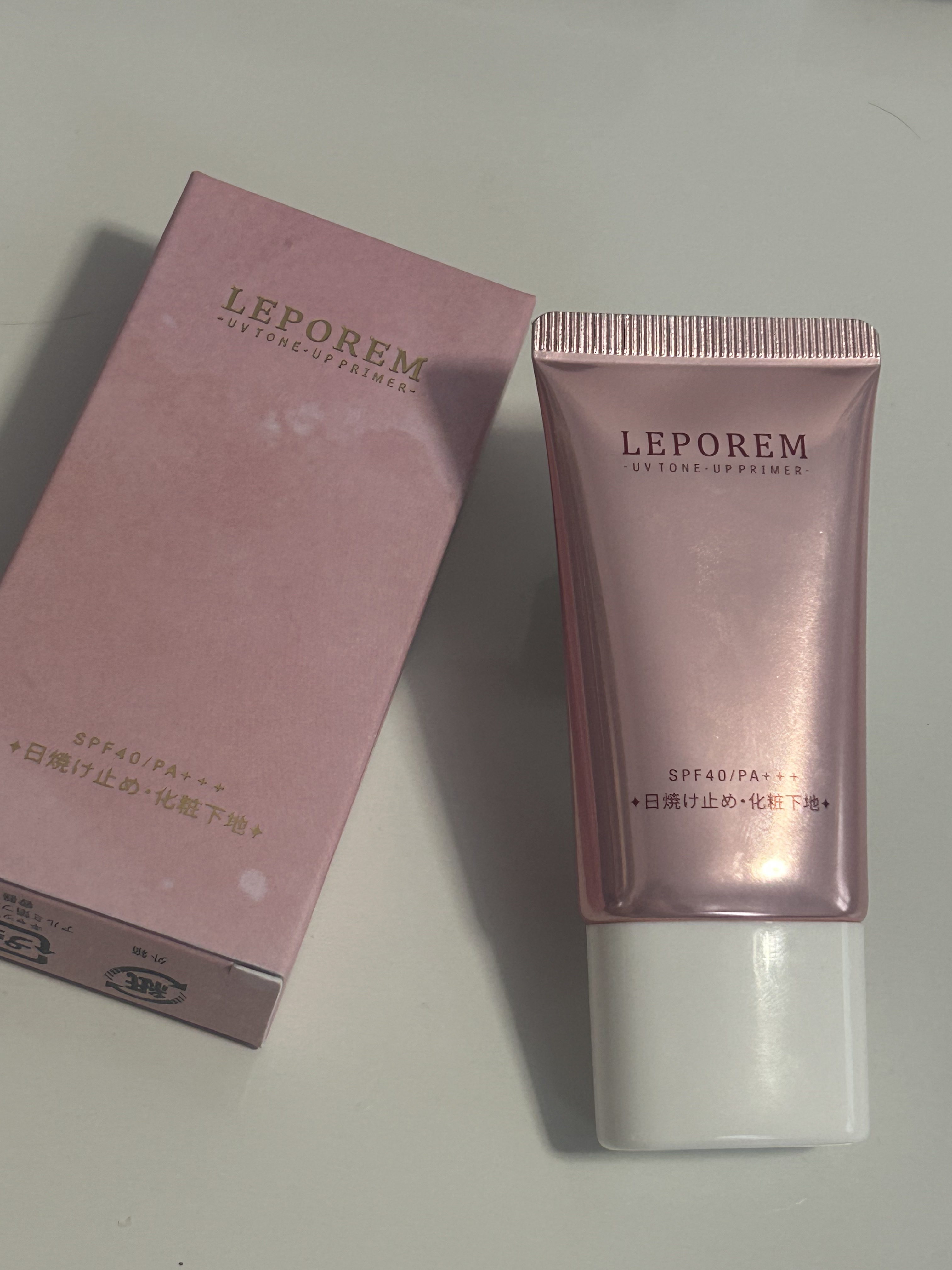 トーンアップUVクリーム/LEPOREM/化粧下地を使ったクチコミ（1枚目）
