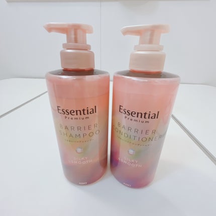 エッセンシャルプレミアム バリアシャンプー・コンディショナー シルキー&スムース/エッセンシャル/市販シャンプーを使ったクチコミ(1枚目)