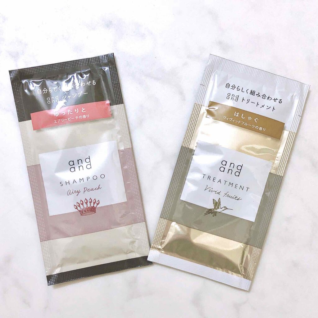 ゆったりと エアリーピーチの香り シャンプー/and and/市販シャンプーを使ったクチコミ（2枚目）