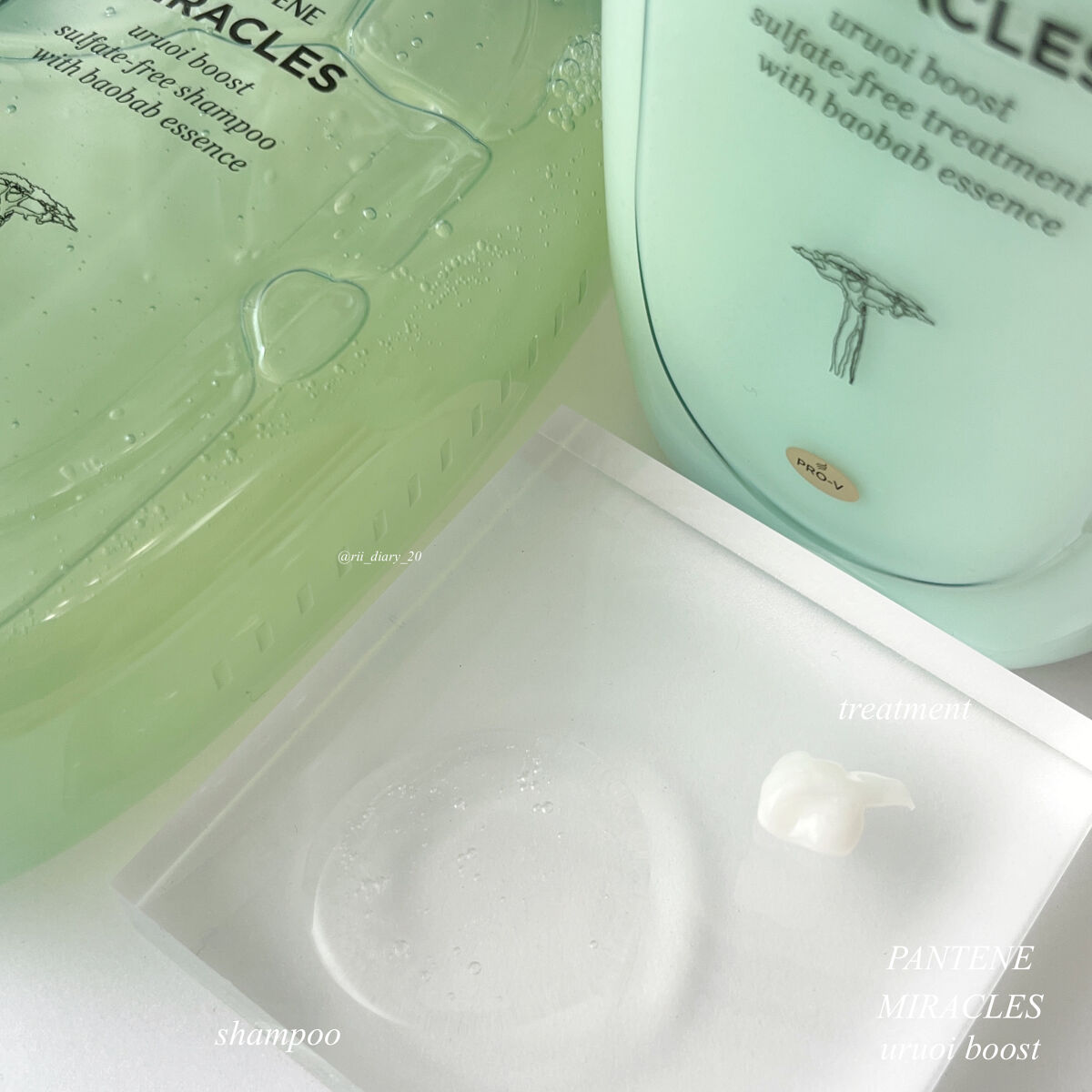 ミラクルズ うるおいブースト シャンプー/トリートメント/パンテーン/市販シャンプーを使ったクチコミ（2枚目）