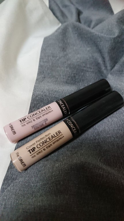 カバーパーフェクション チップコンシーラー/the SAEM/リキッドコンシーラーを使ったクチコミ(1枚目)