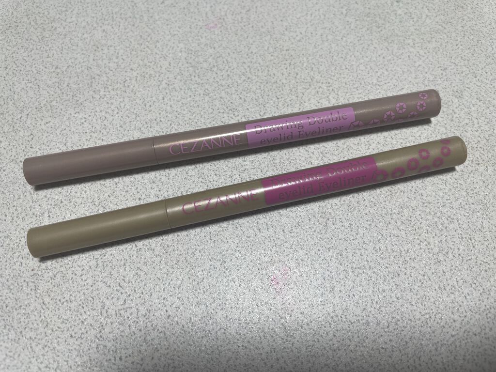 描くふたえアイライナー/CEZANNE/リキッドアイライナーを使ったクチコミ（3枚目）