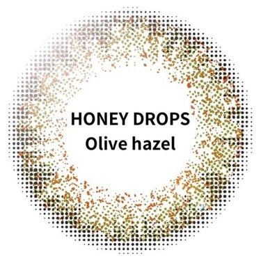 ハニードロップス ナチュラルオリーブ/HONEY DROPS/カラーコンタクトレンズの画像