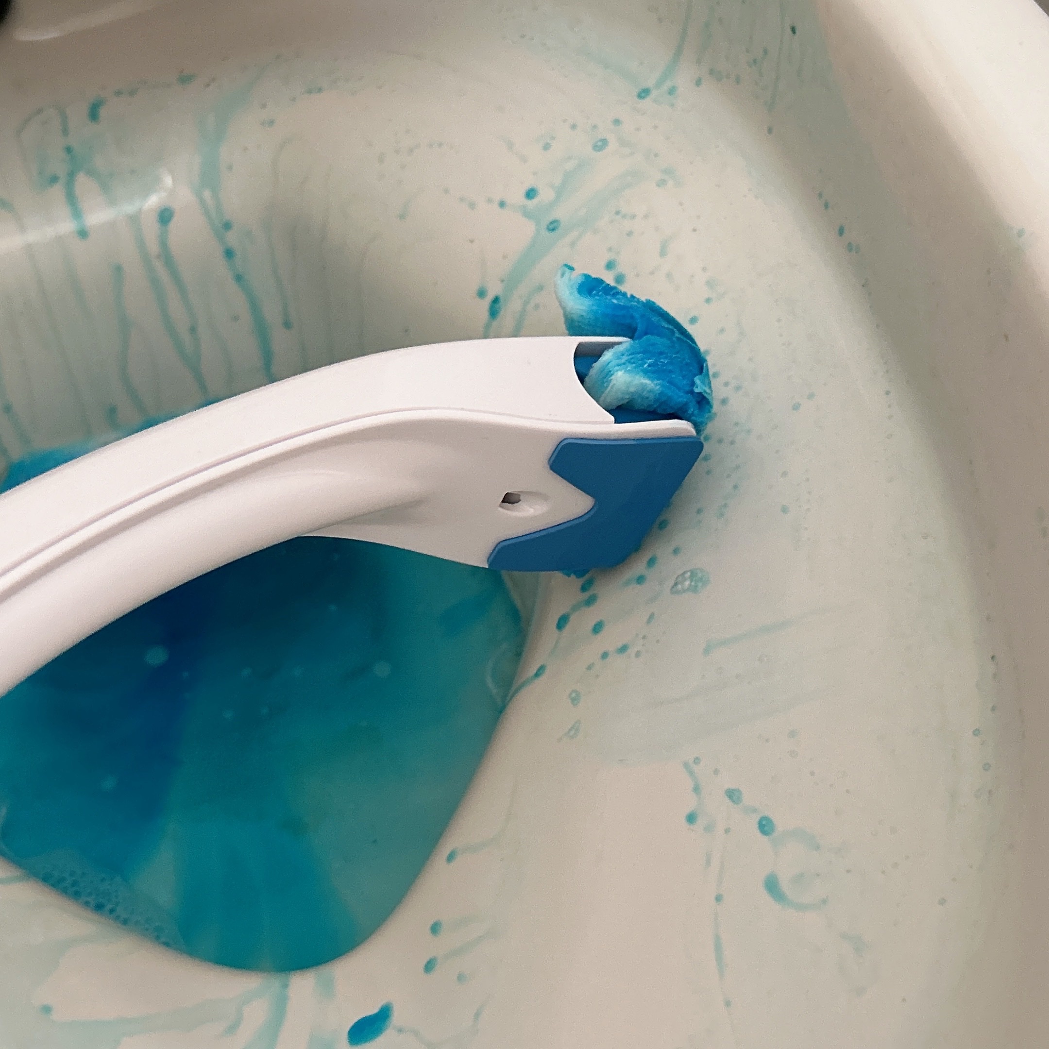 スクラビングバブル 流せるトイレブラシ/ジョンソン/その他を使ったクチコミ（2枚目）
