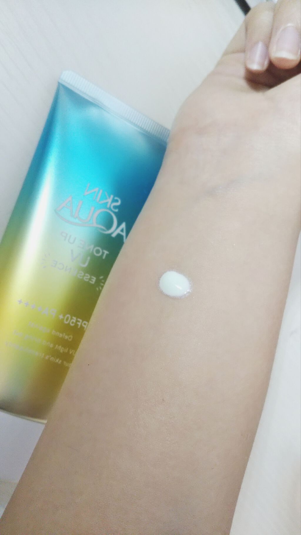 メイクアップベースS(グリーン)/media/化粧下地を使ったクチコミ(2枚目)