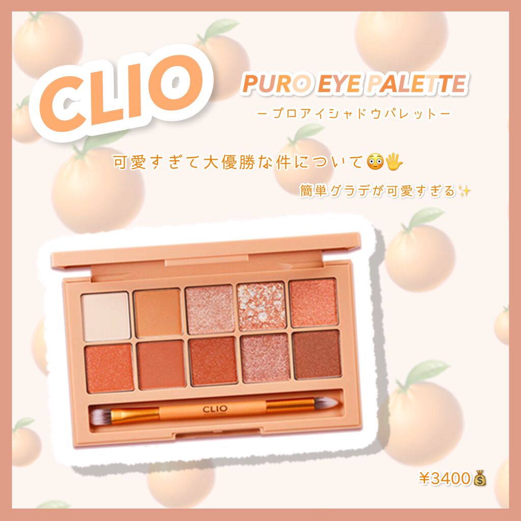 プロ アイ パレット/CLIO/アイシャドウパレットを使ったクチコミ（1枚目）