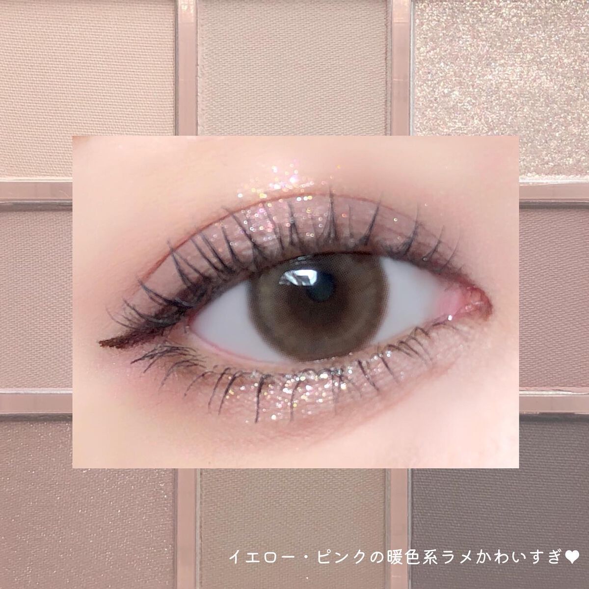 KEYBO FALL IN LOVE SHADOW PALETTE/keybo/アイシャドウパレットを使ったクチコミ（3枚目）