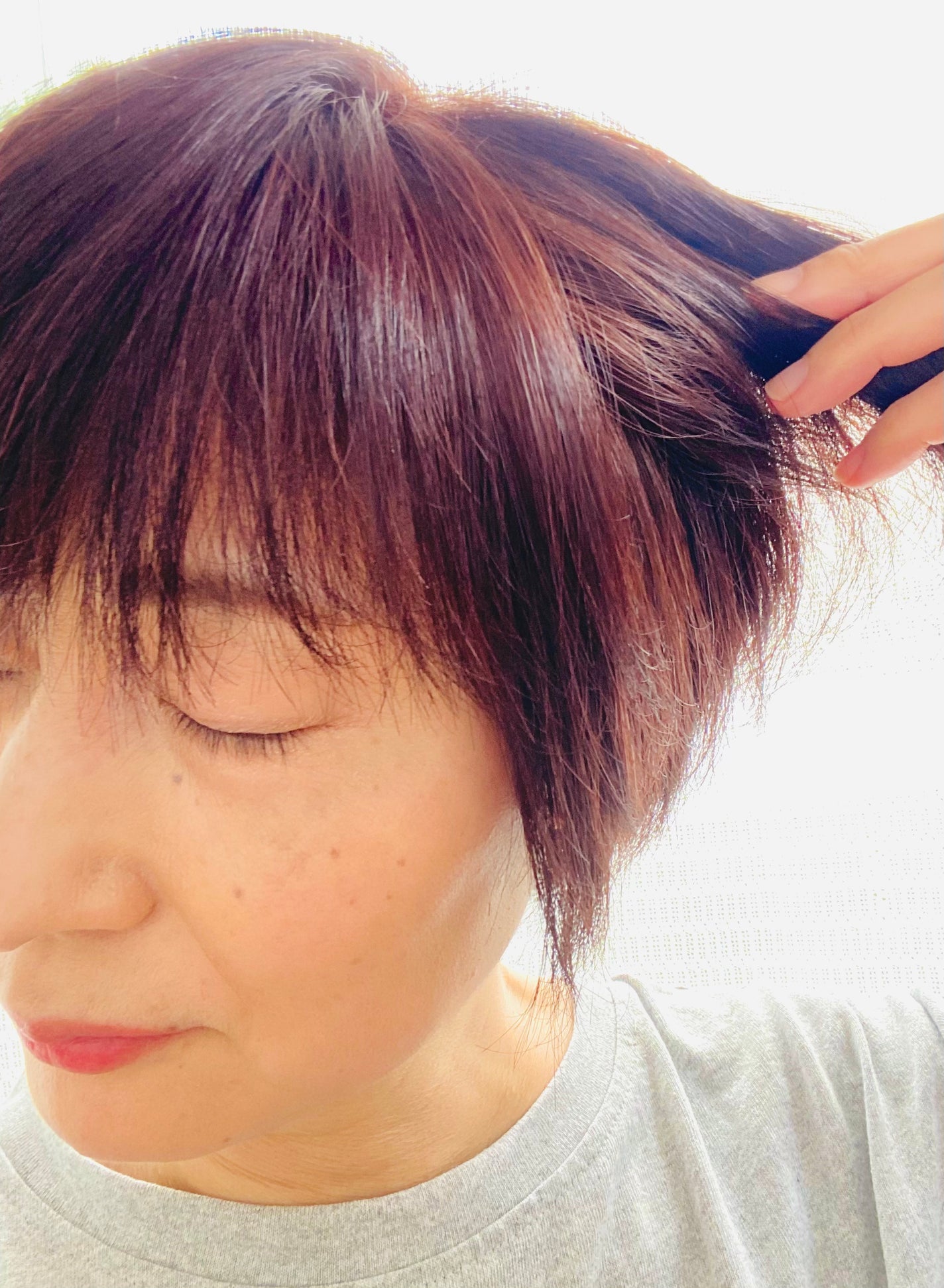 イルーセント ミルキーヘアカラー/サイオス/ヘアカラーを使ったクチコミ(7枚目)