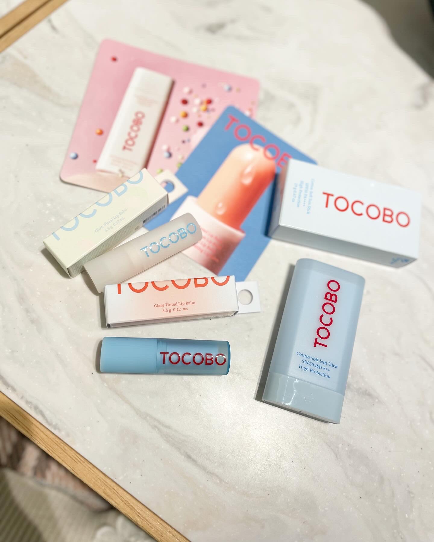 グラスティンティッドリップバーム/TOCOBO/リップバームを使ったクチコミ（2枚目）