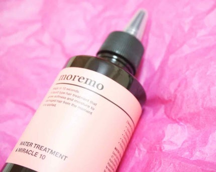 ウォータートリートメントミラクル10/moremo/洗い流すヘアトリートメントを使ったクチコミ(1枚目)