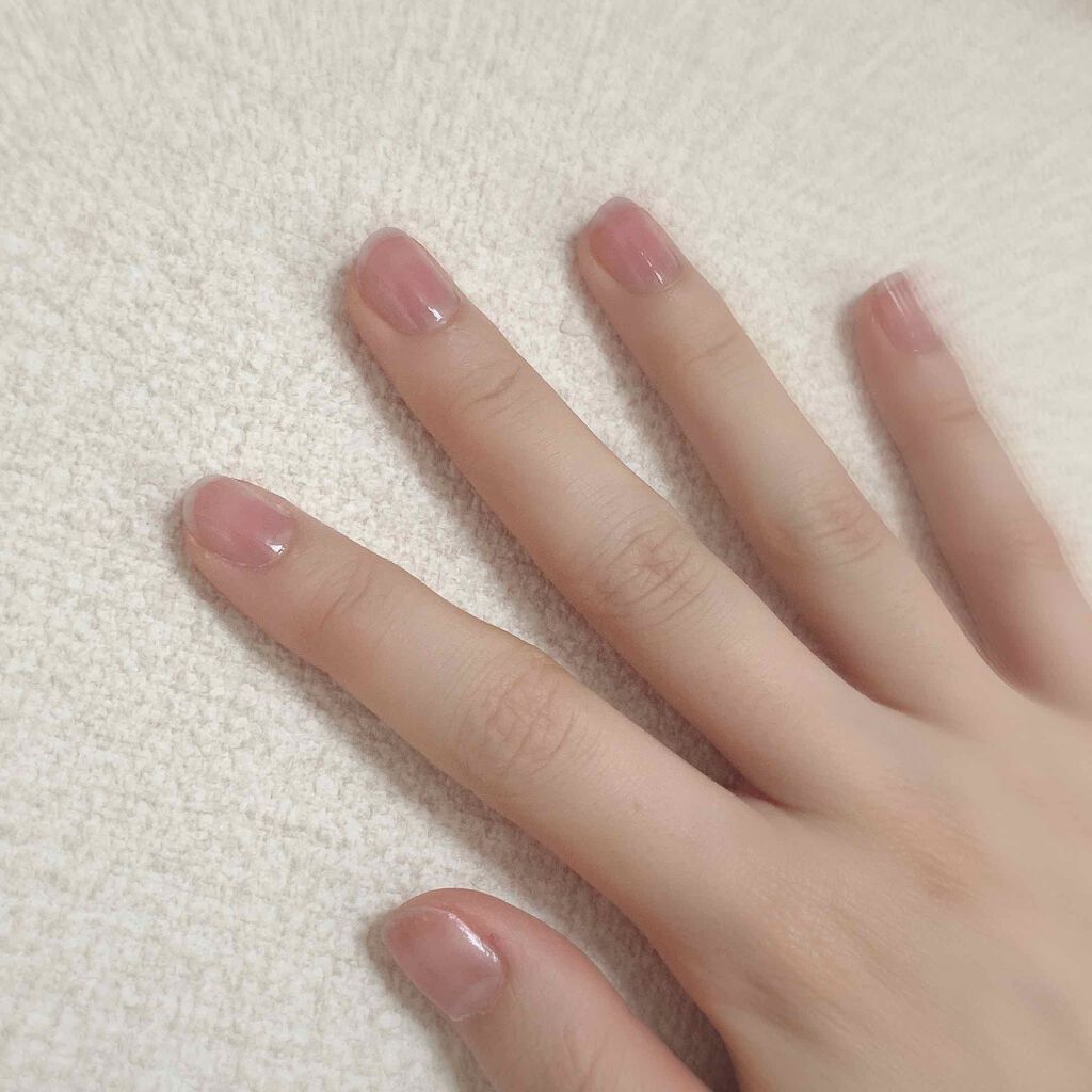 ウォータリーネイルジェル クイックグロス /D-UP/オールインワンネイルを使ったクチコミ(2枚目)