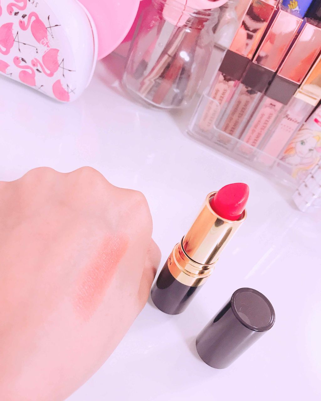 スーパー ラストラス リップスティック/REVLON/口紅を使ったクチコミ（1枚目）