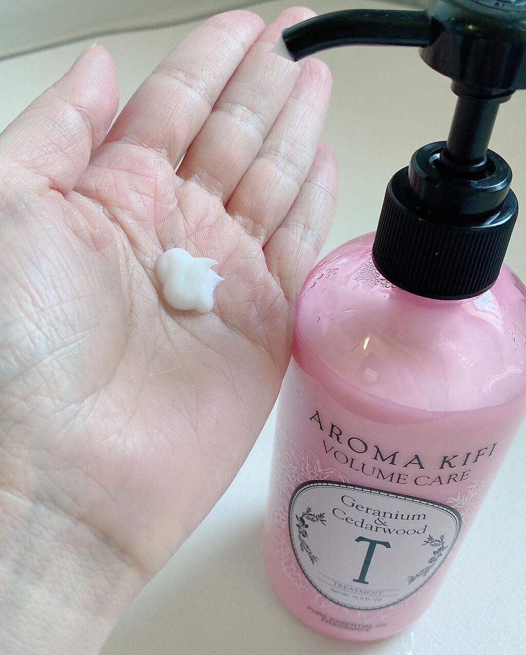 ボリュームケアシャンプー／トリートメント トリートメント500ml /AROMA KIFI/シャンプー・コンディショナーを使ったクチコミ（3枚目）