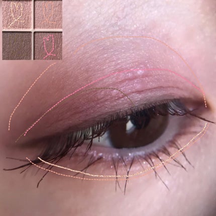 シルキースフレアイズ(マットタイプ)/キャンメイク/アイシャドウパレットを使ったクチコミ(5枚目)