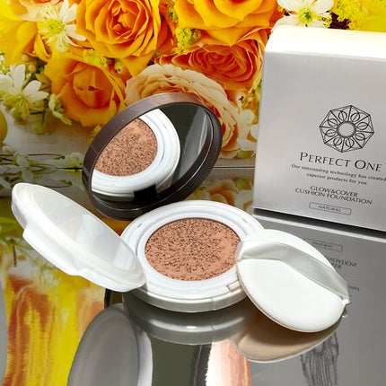 グロウ&カバークッションファンデーション/パーフェクトワン/クッションファンデーションを使ったクチコミ(1枚目)