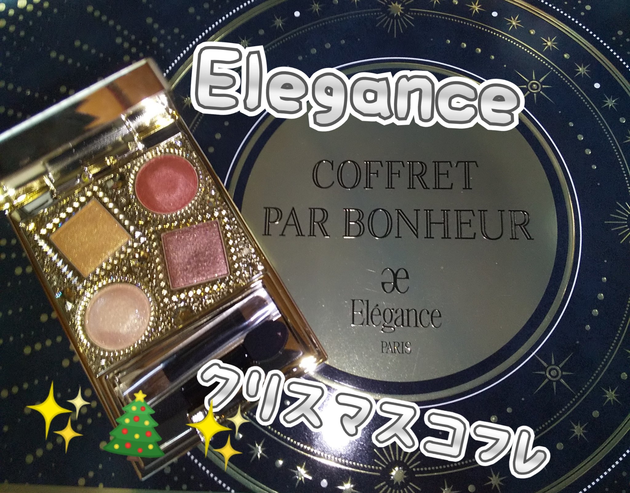 エレガンス コフレ パルボヌール/Elégance/メイクアップキットを使ったクチコミ（1枚目）