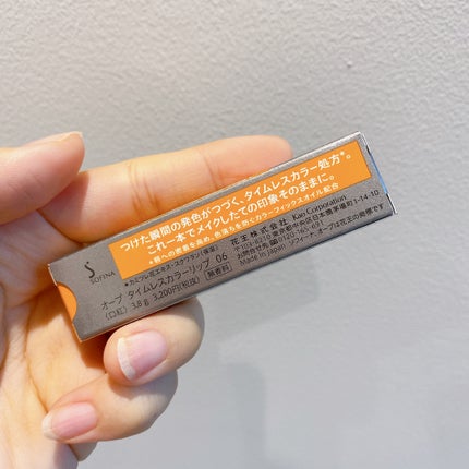 タイムレスカラーリップ 06 ハニーオレンジ/オーブ/口紅の画像