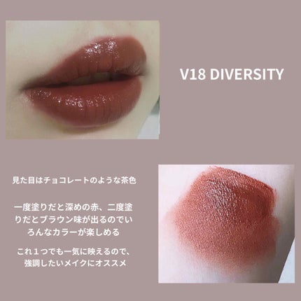 ザ ファースト ベルベット ティント シーズン1/MERZY/リップティントを使ったクチコミ(2枚目)