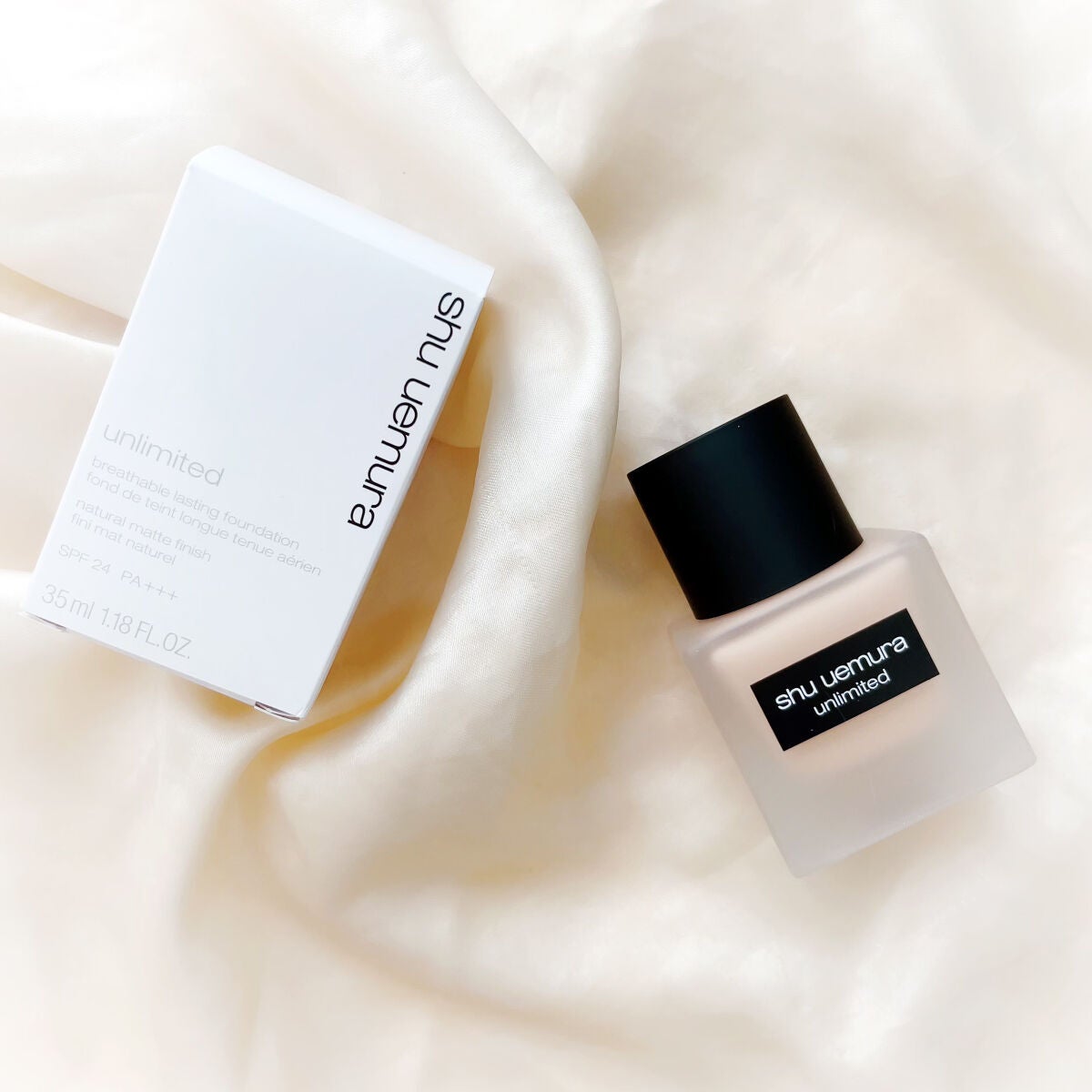 (旧)アンリミテッド ラスティング フルイド/shu uemura/リキッドファンデーションを使ったクチコミ(1枚目)