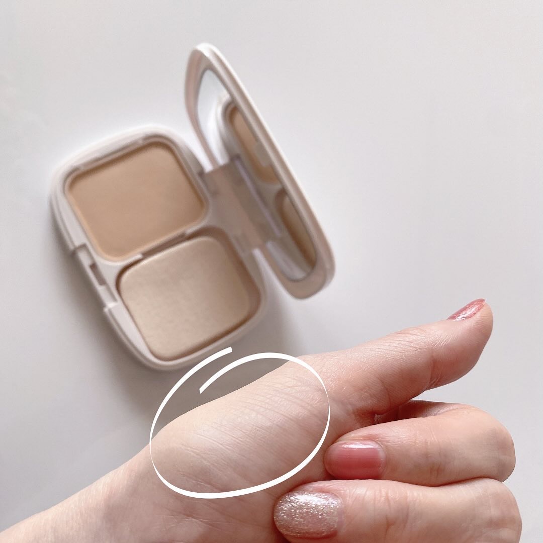 パウダーファンデーション/media luxe/パウダーファンデーションを使ったクチコミ（3枚目）