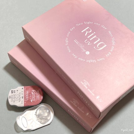 ネオサイトワンデー リングUV グレーノート/Aire/ワンデー(1DAY)カラコンの画像
