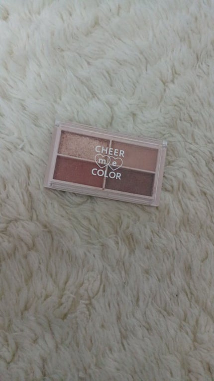 CHEER me COLOR アイシャドウ/セリア/アイシャドウパレットを使ったクチコミ(1枚目)