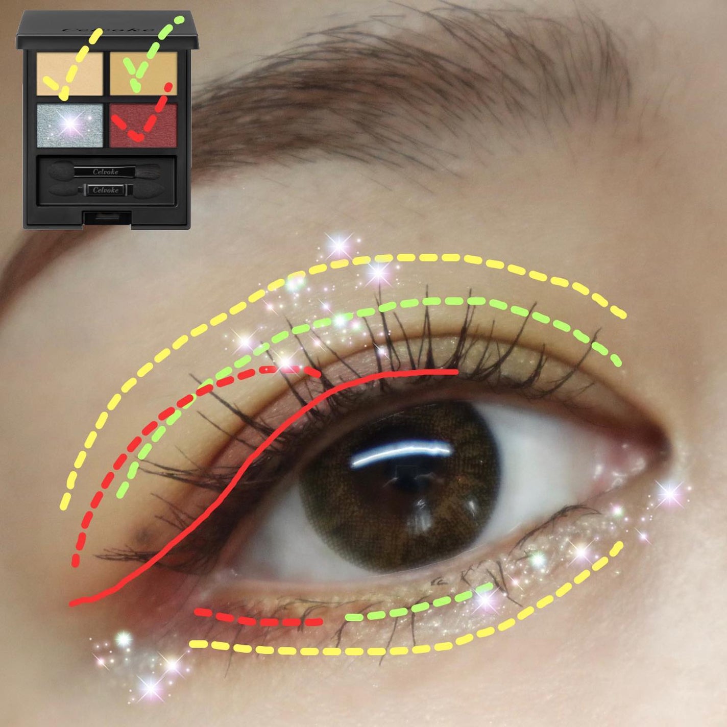 セルヴォーク ヴァティック アイパレット/Celvoke/アイシャドウパレットを使ったクチコミ(6枚目)