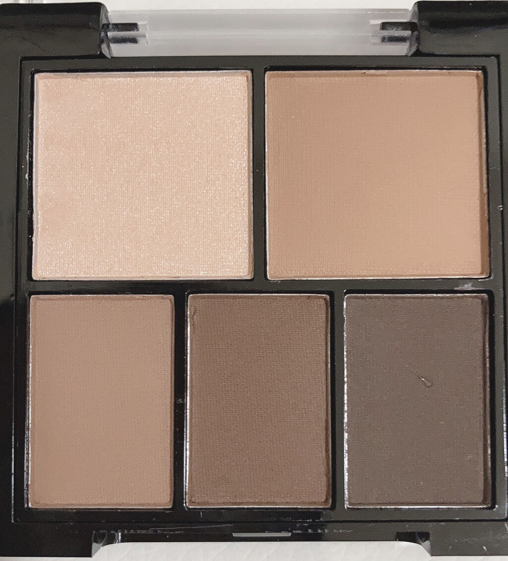 マルチアイパレット ピンクブラウン/U R GLAM/アイシャドウパレットを使ったクチコミ（3枚目）