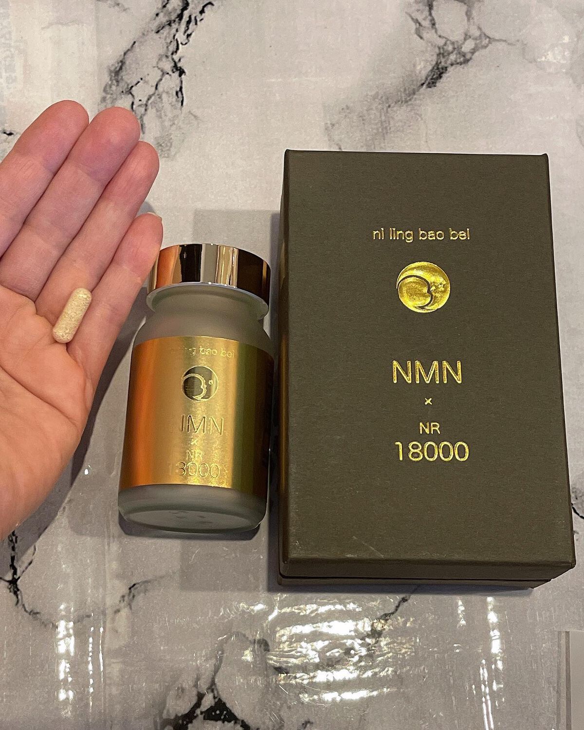 フォロバ100‼️インスタから投稿 on LIPS 「国内加工原料18000mg配合したNMN×NRサプリメントお試..」(3枚目)