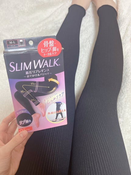 着圧リブレギンス/SLIMWALK/着圧ソックス・レギンスを使ったクチコミ(1枚目)