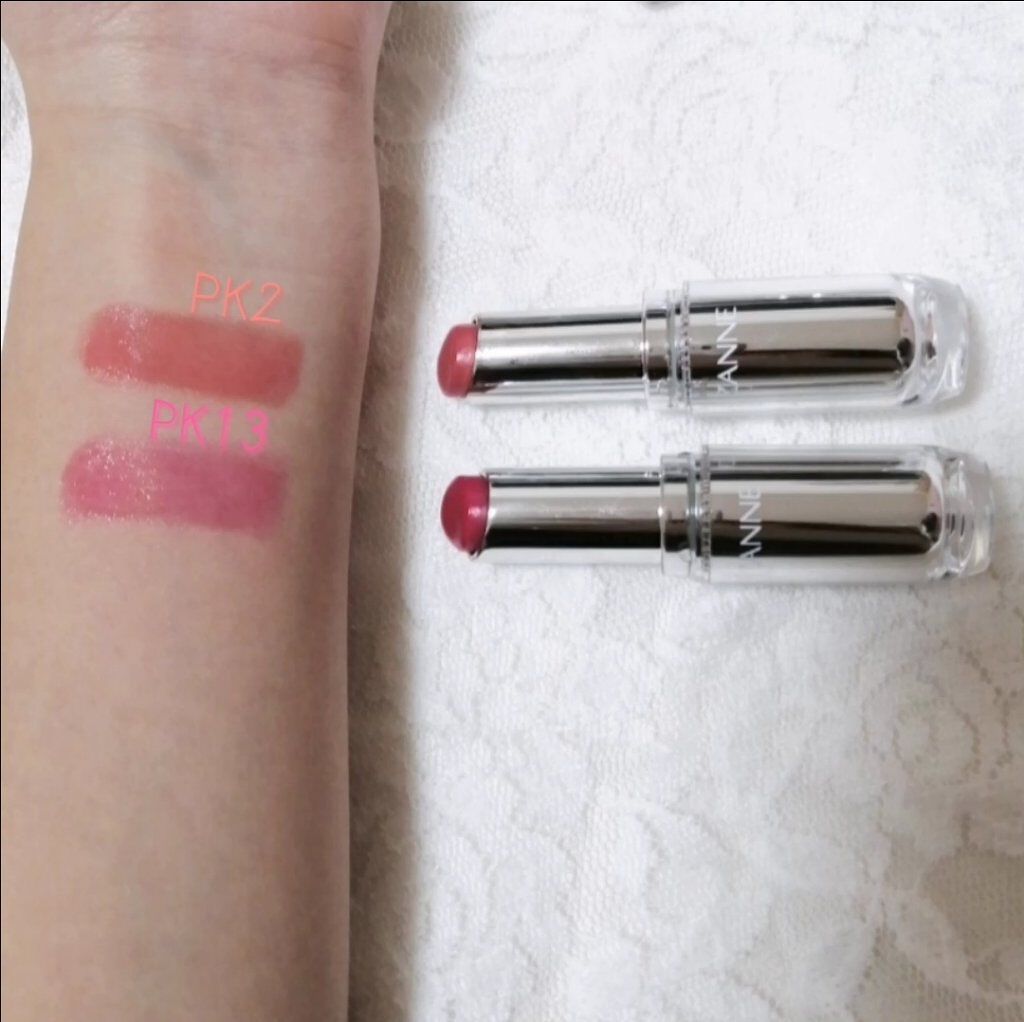 ラスティンググロスリップ/CEZANNE/口紅を使ったクチコミ(4枚目)