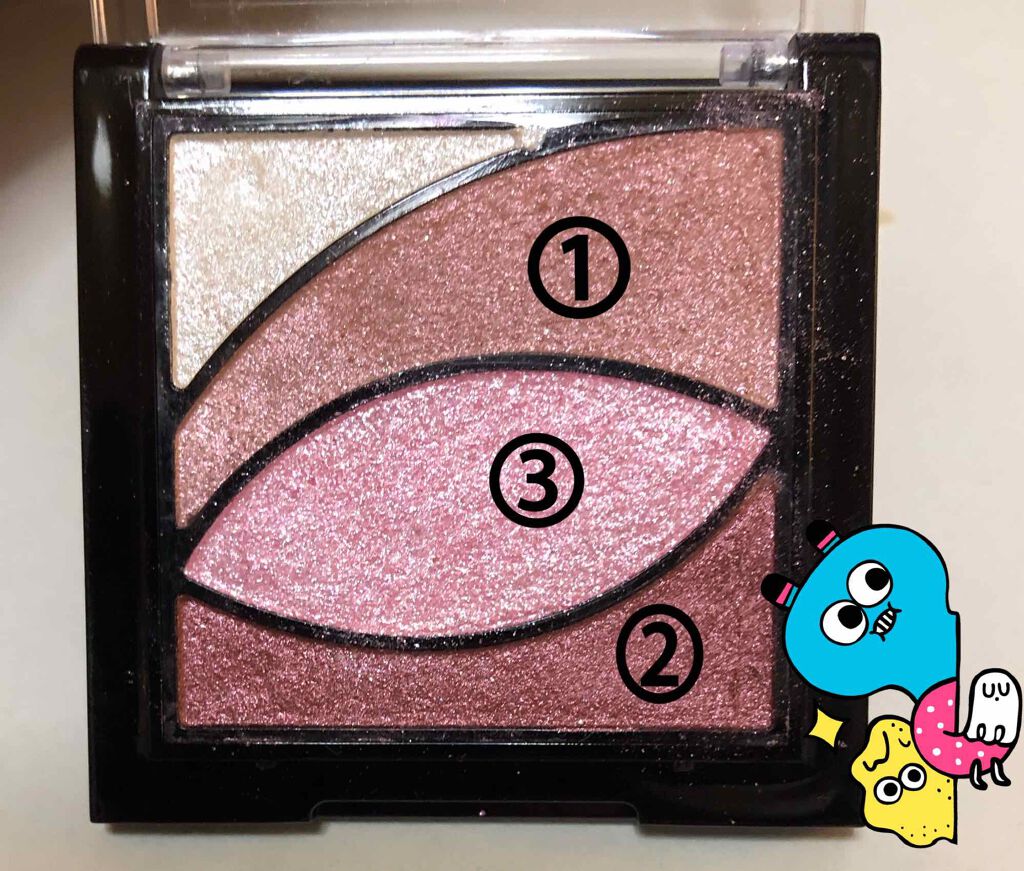 UR GLAM　VELVET EYE COLOR PALETTE/U R GLAM/アイシャドウパレットを使ったクチコミ（2枚目）