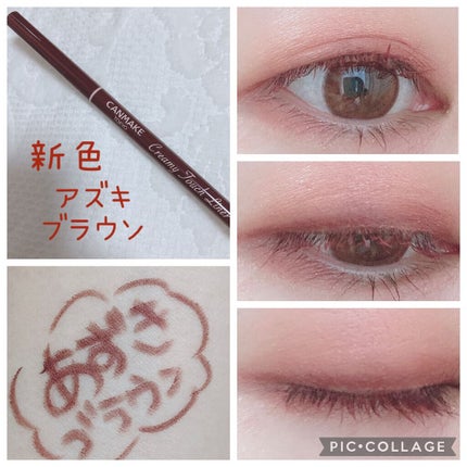 クリーミータッチライナー/キャンメイク/ジェルアイライナーを使ったクチコミ(1枚目)