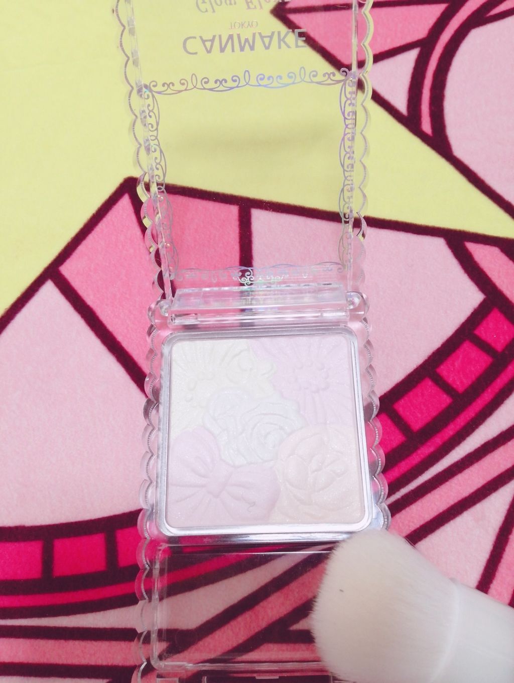 グロウフルールハイライター/キャンメイク/パウダーハイライトを使ったクチコミ(2枚目)