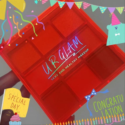 UR GLAM BLOOMING EYE COLOR PALETTE/U R GLAM/アイシャドウパレットを使ったクチコミ(1枚目)