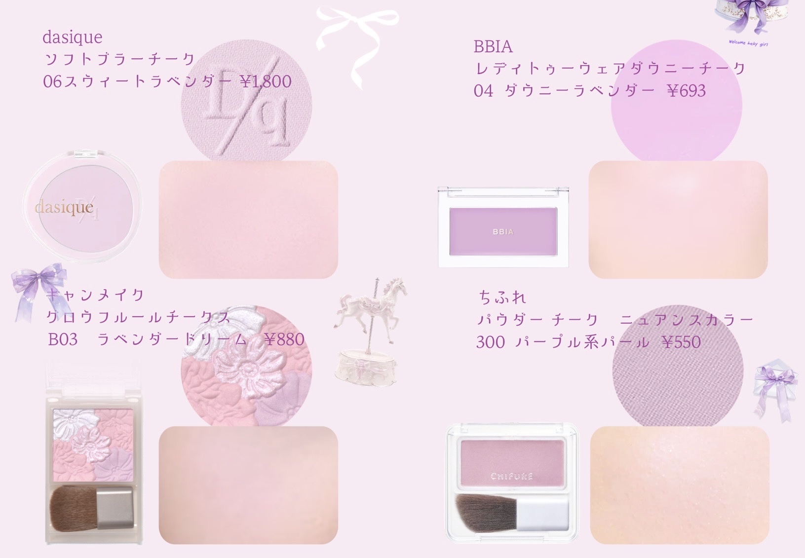 レディトゥーウェアダウニーチーク/BBIA/ジェル・クリームチークを使ったクチコミ（3枚目）