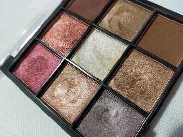 UR GLAM　BLOOMING EYE COLOR PALETTE/U R GLAM/パウダーアイシャドウを使ったクチコミ（4枚目）