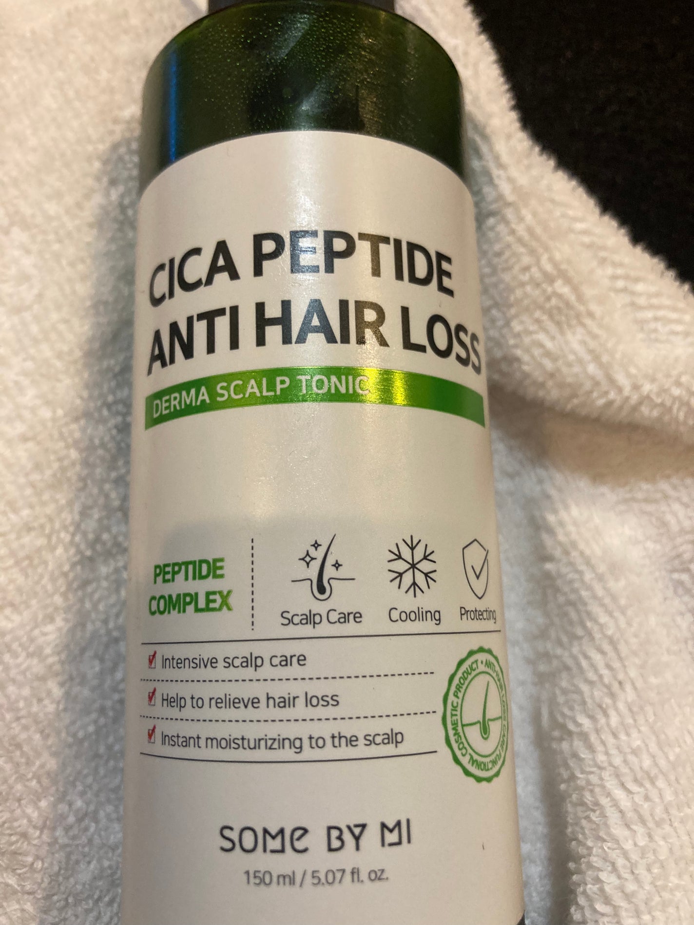 CICAペプチドアンチヘアロスダーマスカルプトニック/SOME BY MI/頭皮ローションを使ったクチコミ(1枚目)