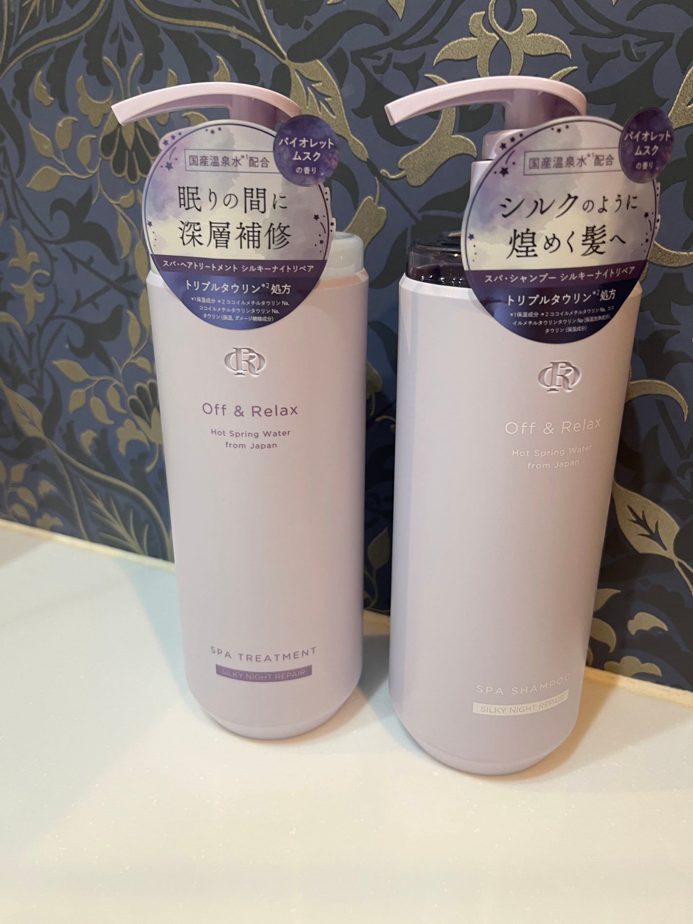 OR スパ・シャンプー/ヘアトリートメント シルキーナイトリペア/Off&Relax/市販シャンプーを使ったクチコミ(1枚目)