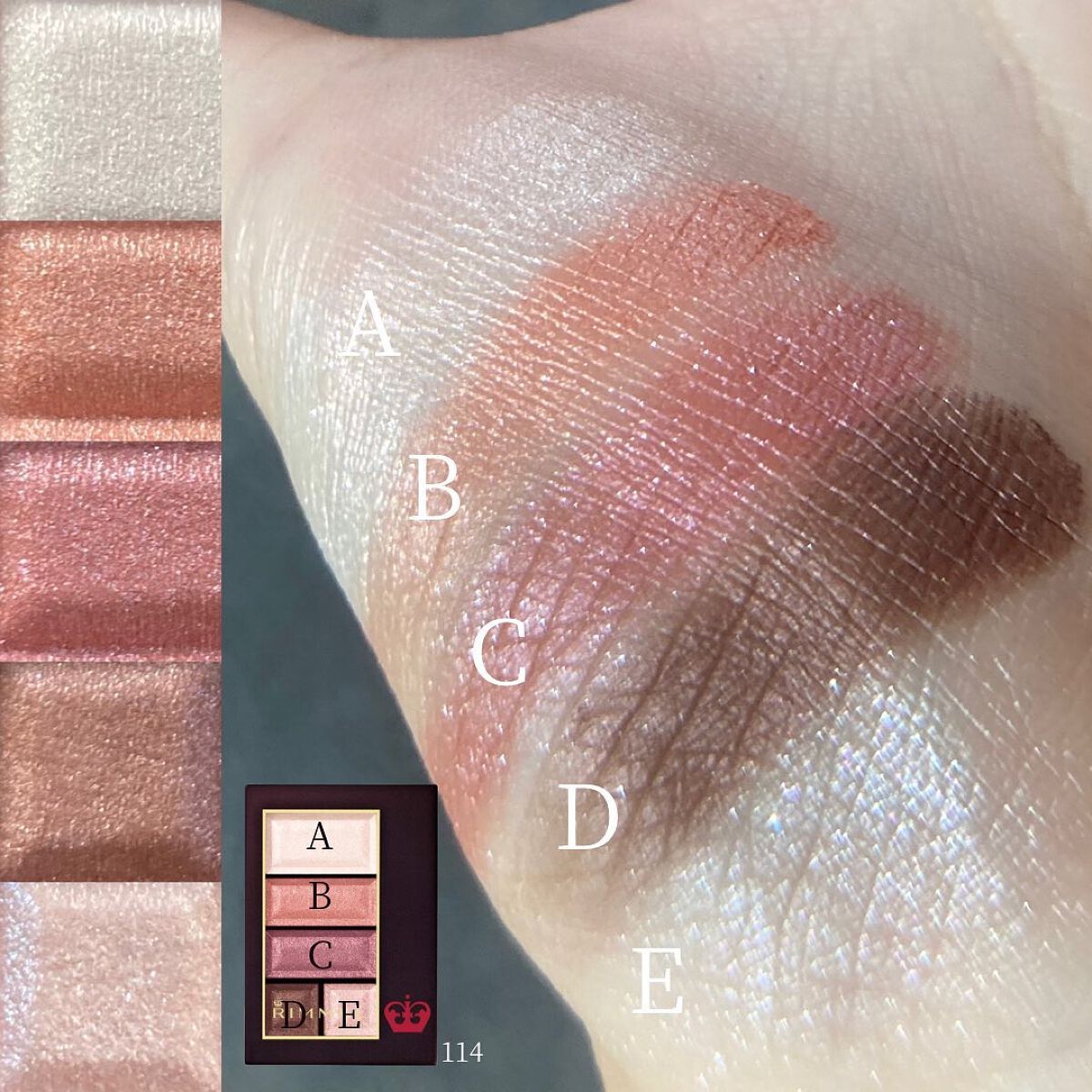 ショコラスウィート アイズ/リンメル ロンドン/アイシャドウパレットを使ったクチコミ(4枚目)