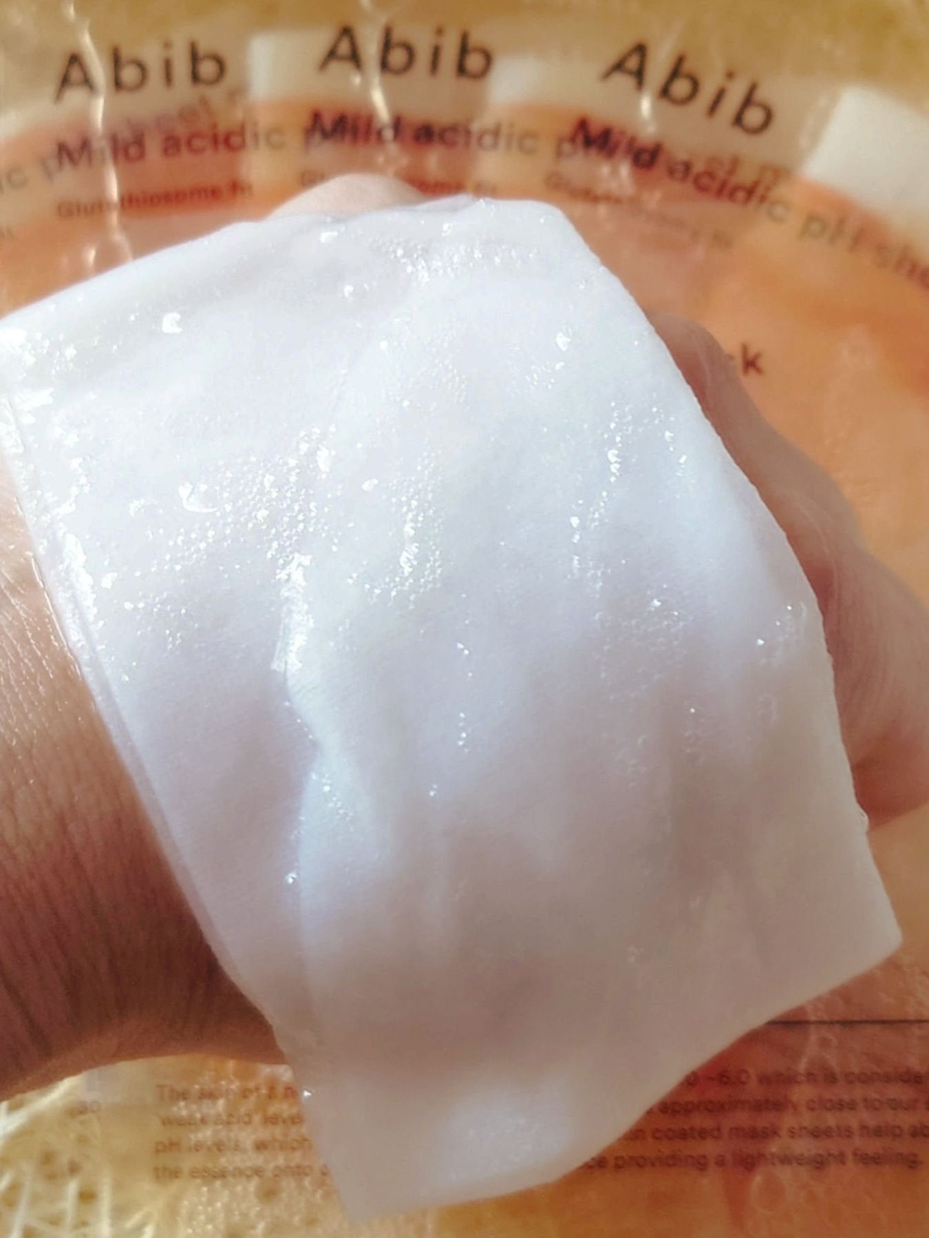 アビブ 弱酸性pHシートマスク グルタチオンソームフィット/Abib /シートマスク・パックを使ったクチコミ(3枚目)