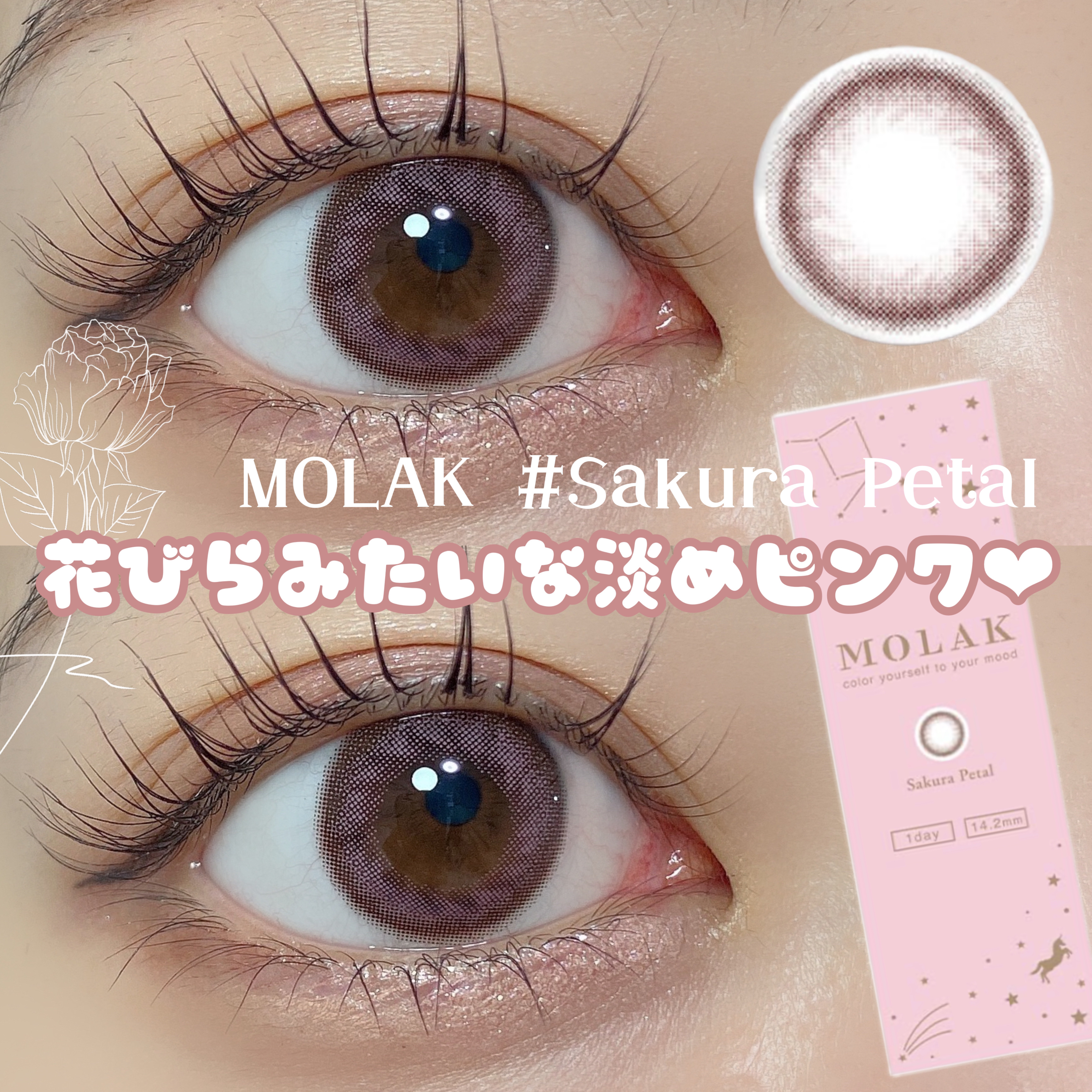 MOLAK 1day/MOLAK/ワンデー（１DAY）カラコンを使ったクチコミ（1枚目）